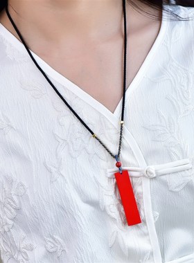 极速精品红砂e原矿朱砂高含量红砂无事牌无事柱配件DIY配件散珠