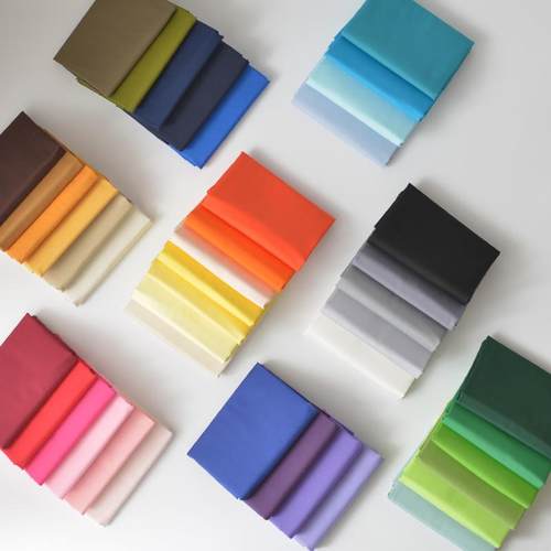 全工艺纯棉无弹府绸布料40S 133x72全棉平布棉布裙子衬衣里布面料