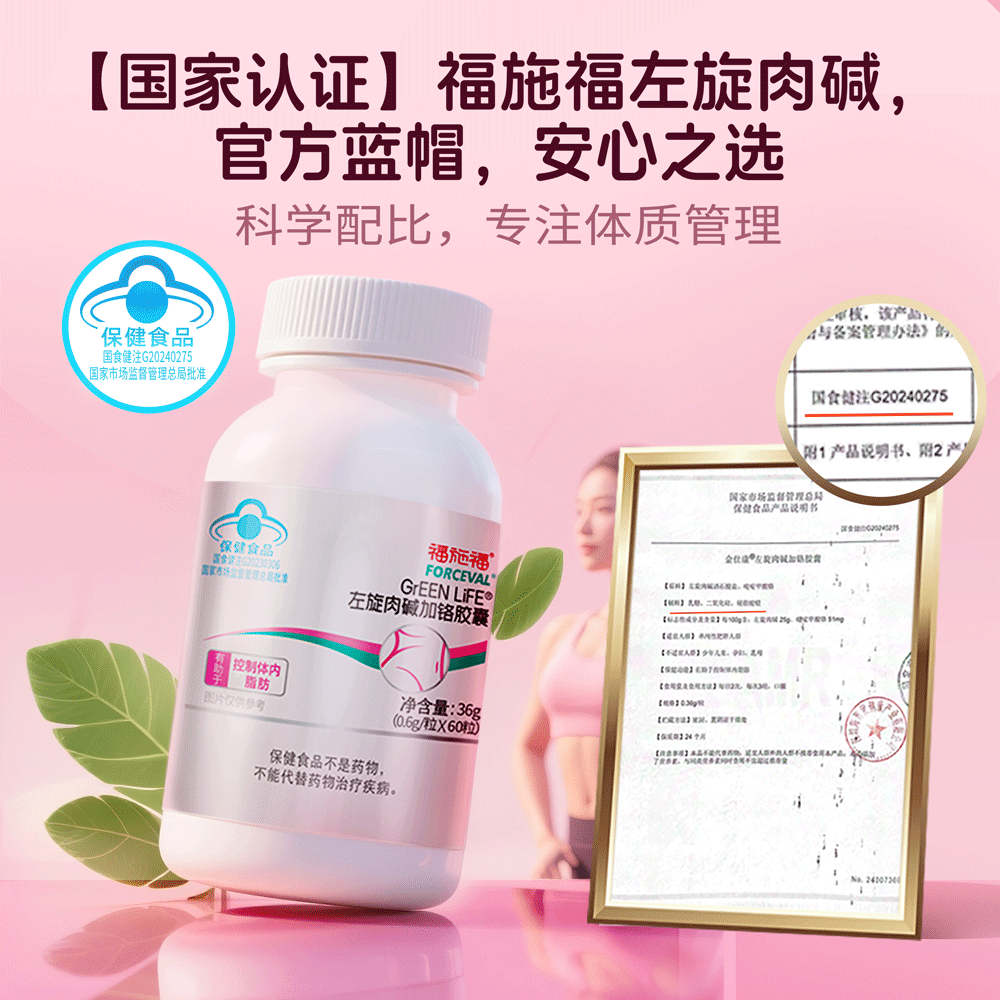 左旋肉碱控制体内脂肪提代谢