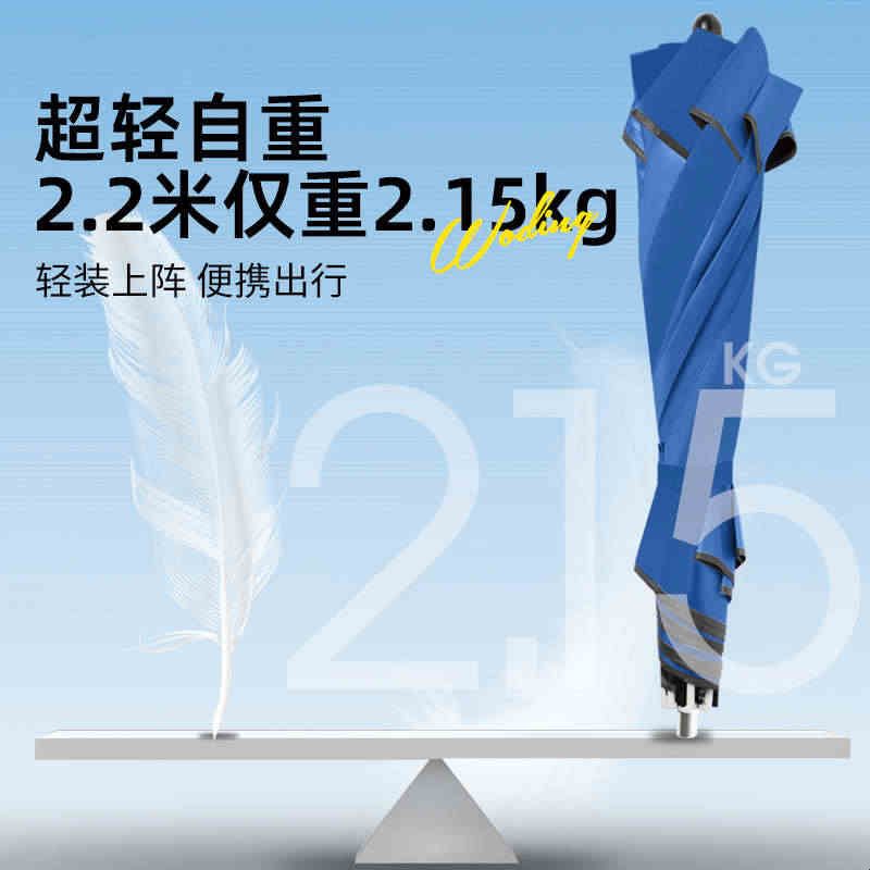 沃鼎钓鱼伞便携式三折叠钓伞抗风防雨万向雨伞短节户外垂钓遮阳伞图片