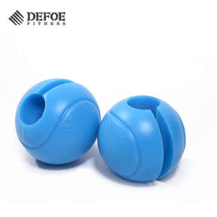 defoe硅胶哑铃握把杠铃粗握把套加粗壶铃健身房器械机械杆前手臂