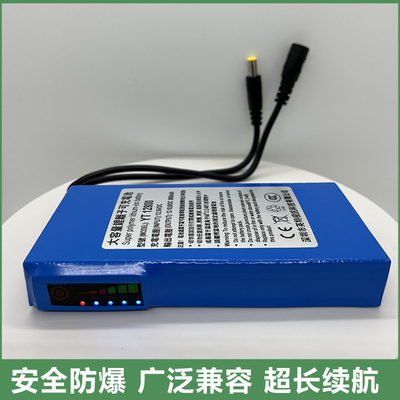 12V聚合物锂电池大容量电瓶音响LED灯防蜂服头灯监控太阳能电池组