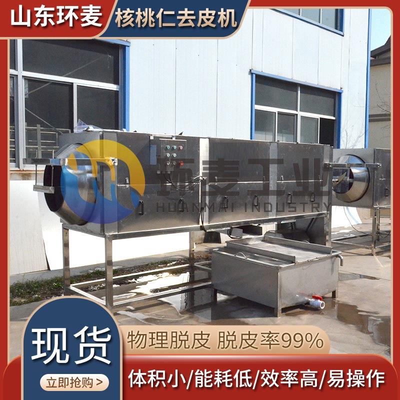 物理WBG物核桃仁去皮机坚果纯核桃仁桃理摩擦核仁去皮清洗机