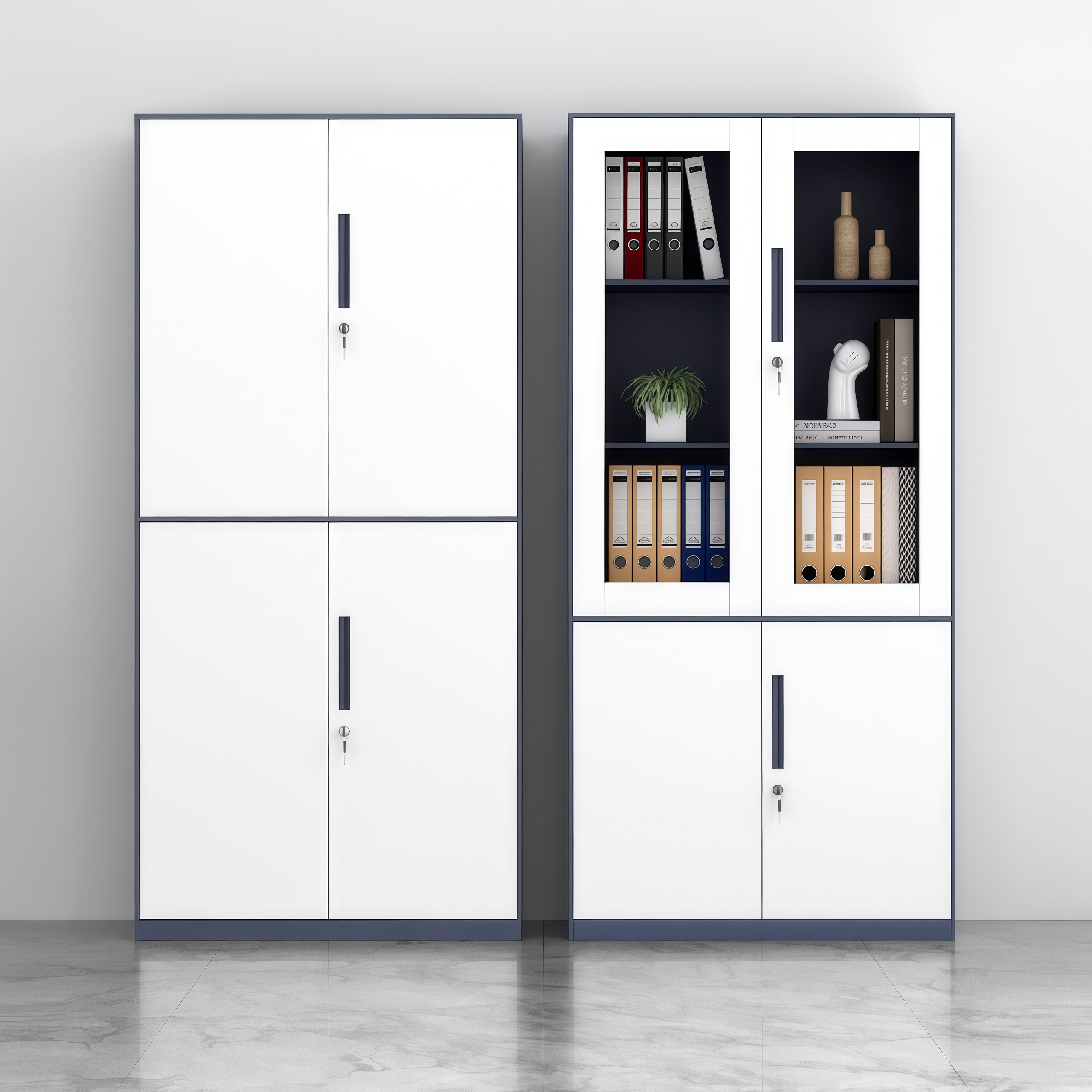 加厚款办公柜钢制铁皮柜资料柜