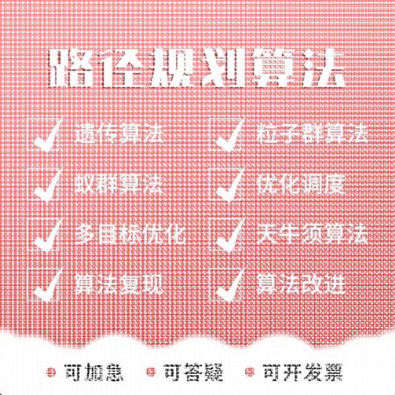 matlab路径规划遗传算法代编车辆调度多目标优化粒子群算法改进