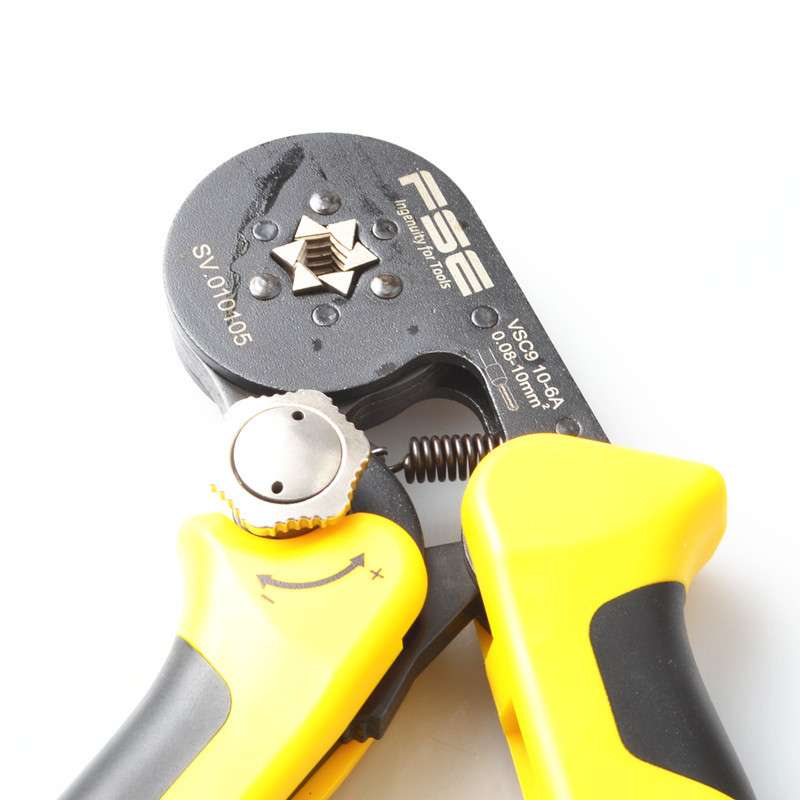 VSC9 10-6A 管型压线钳工具冷压端子钳多功能压接电工0.08-10平方