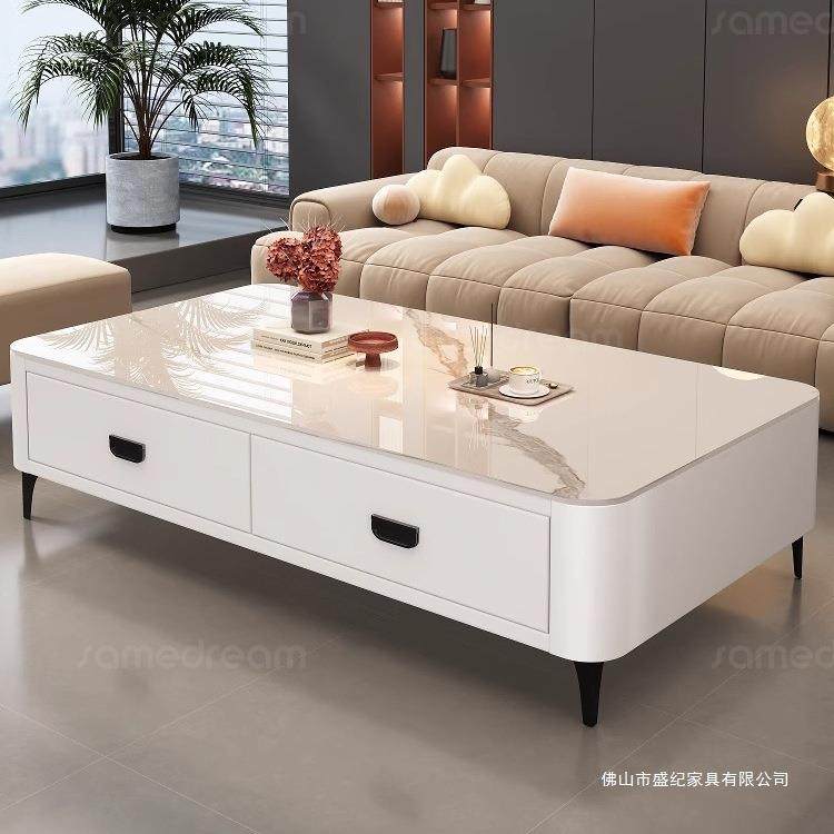 岩板茶几客厅家用2025新款小户型轻奢感茶几桌电视柜组合,电子元器件市场,其它元器件,淘宝优惠券,粉丝福利购,淘宝优惠卷