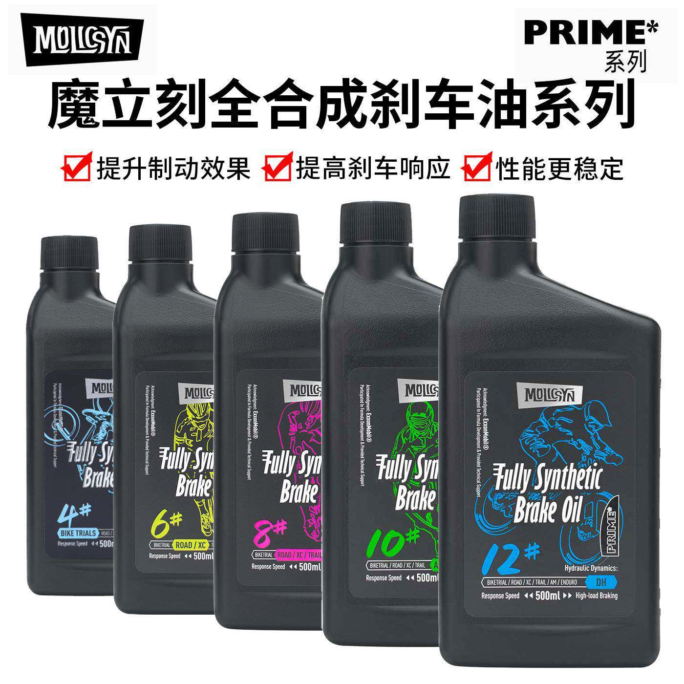 MolicSYN 魔立刻 自行车用全合成刹车油公路山地车油刹矿物油系统