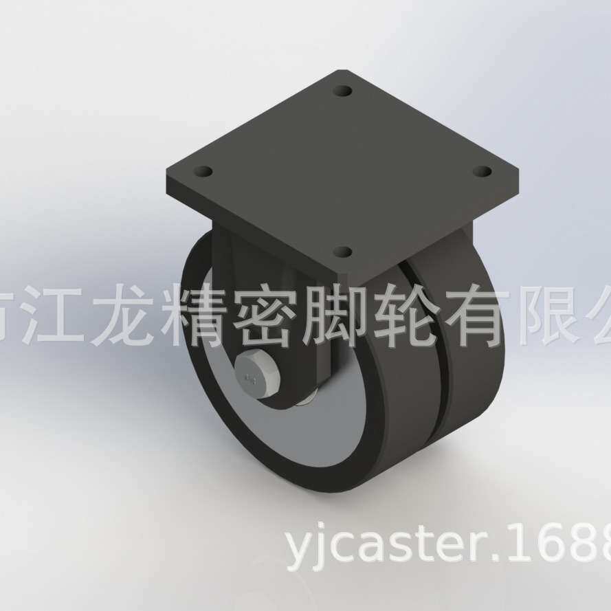 6寸超重型聚氨酯脚轮江龙脚轮精密脚轮工具脚轮集装箱脚轮