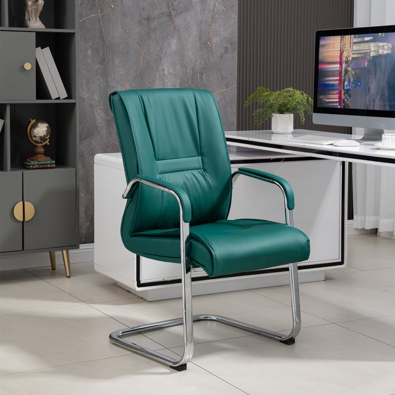 国家电网椅营业厅邮政前台接待椅农行员工职员椅舒适简约弓形椅