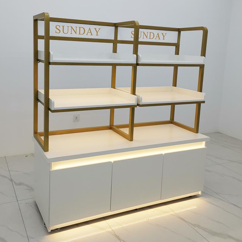 新现货锻铁面包柜侧柜饼干柜展示干点柜烤面包展示柜台烘烤窗口货