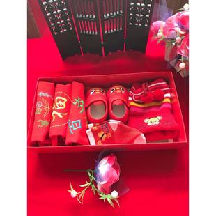 采购产品童鞋，婚礼嫁妆，三宝，六件套，新娘的婚礼用品，节日虎