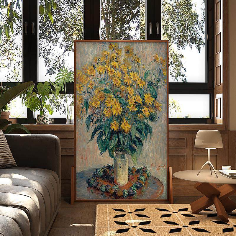 家用屏风隔断美式办公室茶室落地实木遮挡2025新款入户玄关摆件