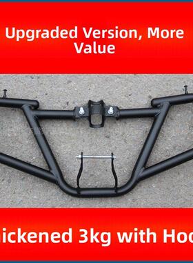 适用于银钢摩托车小迷你YG150-22保险杠前护杠防摔杠 一字杠改装