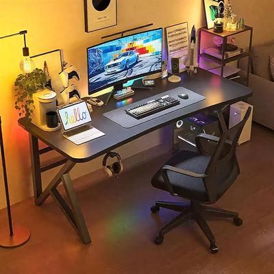 电脑桌台式家用电竞桌椅套装卧室简易桌子工作台书桌出租屋办公桌