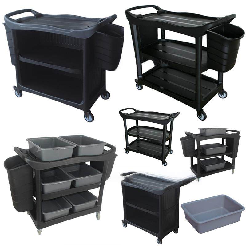白云黑色多用途三层手推车 客房收集车餐盘收集车 KTV清包车,商业/办公家具,餐盘收集车,淘宝优惠券,粉丝福利购,淘宝优惠卷