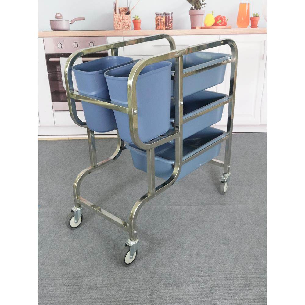 加厚不锈钢餐饮收餐车商用酒店撤台餐厅收碗车塑料五斗餐盘收集车,商业/办公家具,餐盘收集车,淘宝优惠券,粉丝福利购,淘宝优惠卷