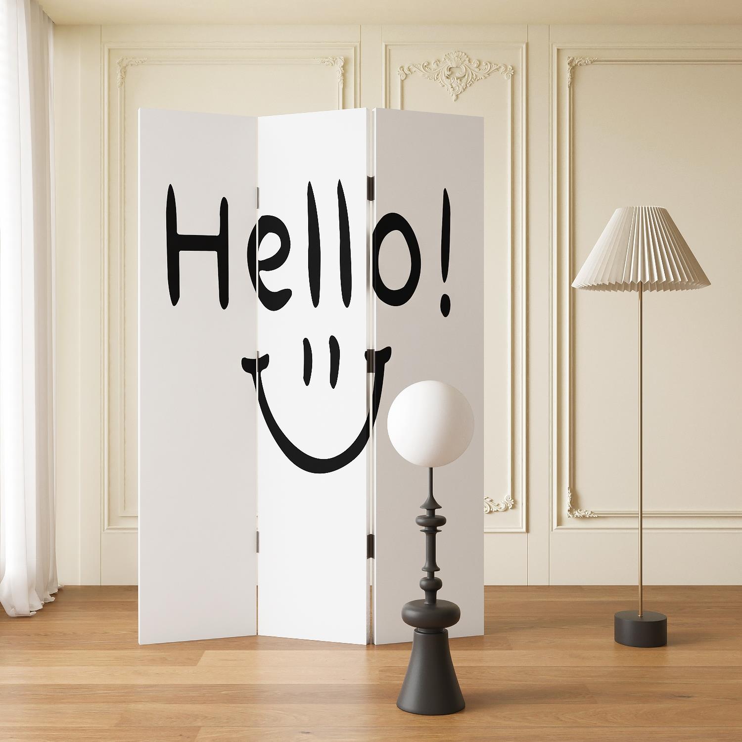 现代简约折叠屏风客厅玄关房屋分隔神器入户门背景墙移动遮挡隔断