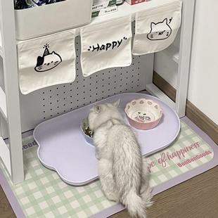 宠物餐垫猫狗通用pvc防水防污猫咪狗狗防漏耐脏免洗垫子吃饭防溅
