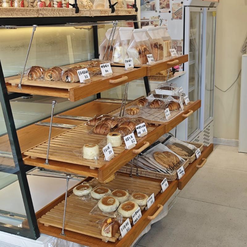 抽屉式面 面包柜展示柜边柜蛋糕展示柜面 面包网红柜台模型玻璃柜