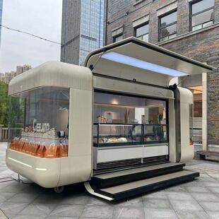 移动小吃车多功能餐车商城美食售卖车炸串烧烤异形车云仓摆摊车