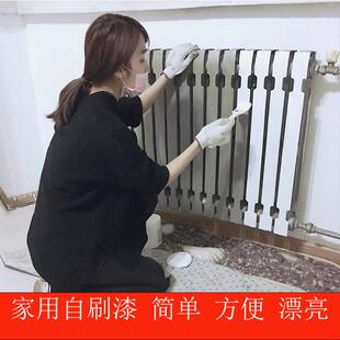 水性防锈漆翻新门燃气管道金属漆银粉漆护栏家用刷暖气片漆高温漆