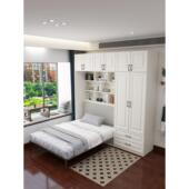 多功能正翻侧翻折叠床衣柜一体隐形床小户型阳台书房壁床可定制