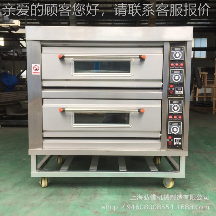 一层两盘二层四盘三层六盘出口型电热快速加热受热均匀电烤箱平炉