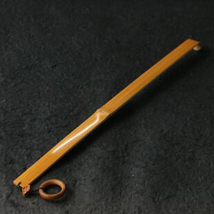 精品纯手工精磨天然一体带竹节老玉竹痒痒挠竹制薄款文玩挠痒爪子