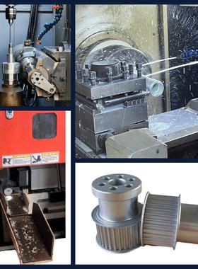 山东厂家直供铝合金 外径30定240皮可选 厚100MXL/2度可制 同步轮