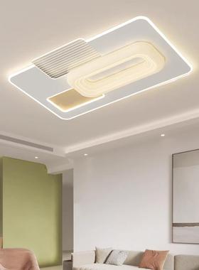 卧室灯现代简约奶油风ed吸43874灯厅创顶意木纹高级l感温馨客浪漫