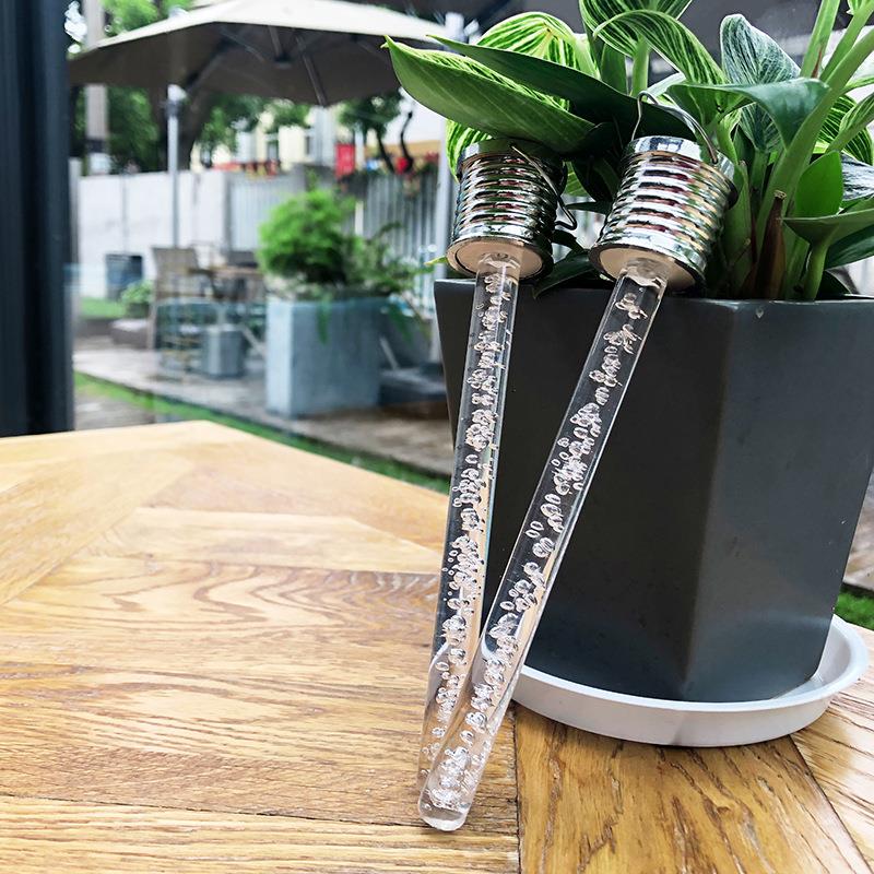 太HJ-027阳能荧光棒吊灯 庭院装饰棒景观克力小管灯七阳彩亚变色