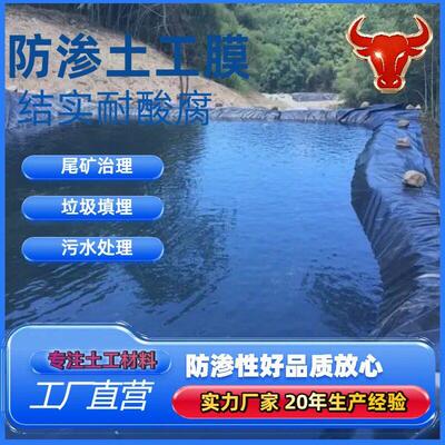 密度聚乙烯土工赤泥库城建工程专用渗膜防1.5mm黑色土MOX膜工膜
