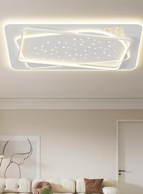 奶油风客厅吸286顶灯欧现代北简约L卧ED室厅餐书房全屋套餐组合灯