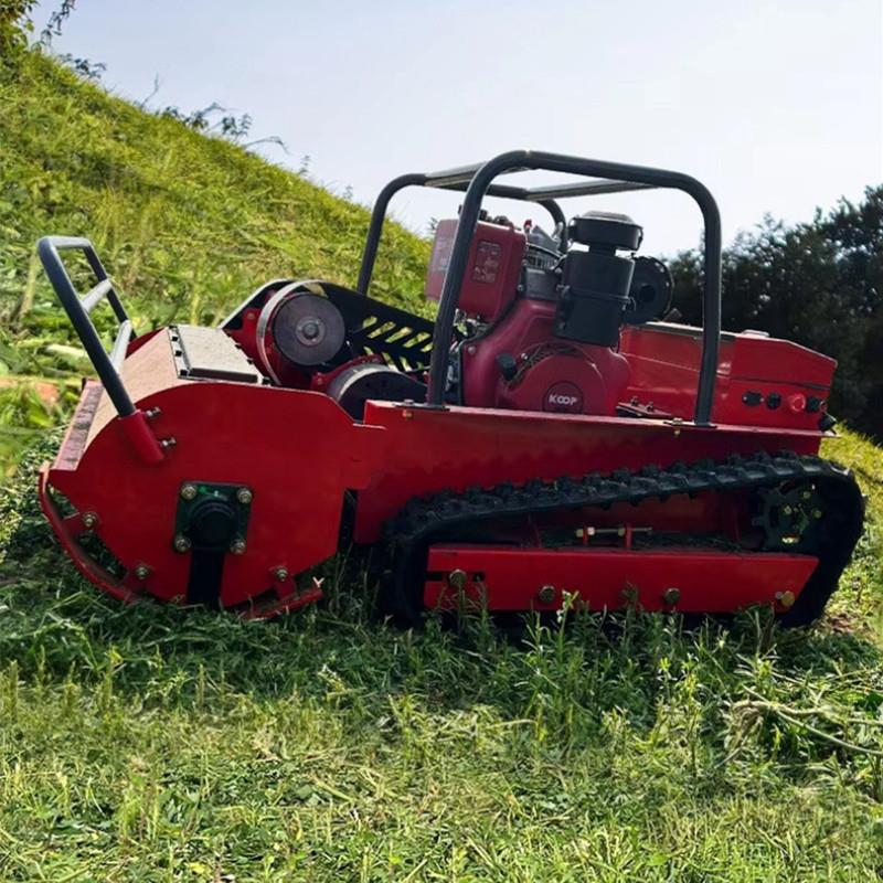 80cm宽遥控割草幅割草机果 遥智除能割草机器人 控园草坪杂草履带
