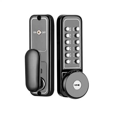 机械锁防晒防水密码锁铝合金门铁艺门不锈钢门木门窄边框门密码锁