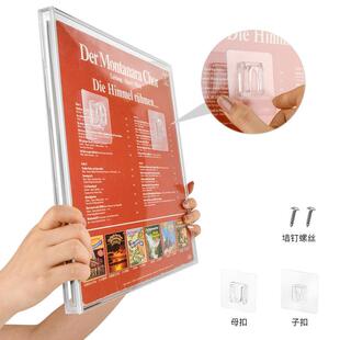 黑胶唱片墙面展示盒透明收纳柜书籍文件杂志卡片亚克力装饰支架