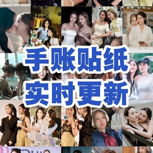 Janekao贴纸泰星CP同款手账手机壳笔记本高颜值行李冰箱粘贴ins