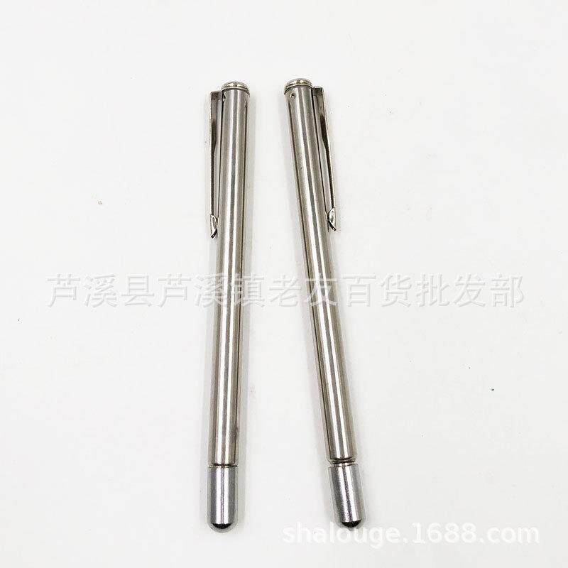 6节不锈钢伸缩教鞭笔老师指示棒教师节礼品圆珠笔指挥棒 教棒教棍