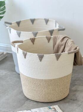 Laundry Basket Bag Folding Storage Basket 收纳置物篮脏衣篓新