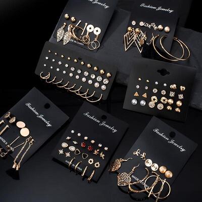 Earrings Earring Earings Women Gold Girl Pendientes Red新款