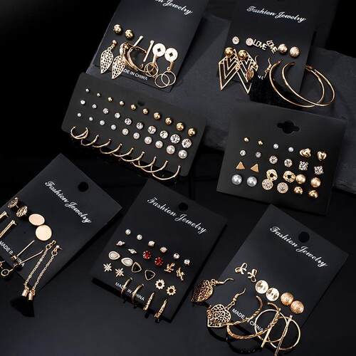 Earrings Earring Earings Women Gold Girl Pendientes Red新款