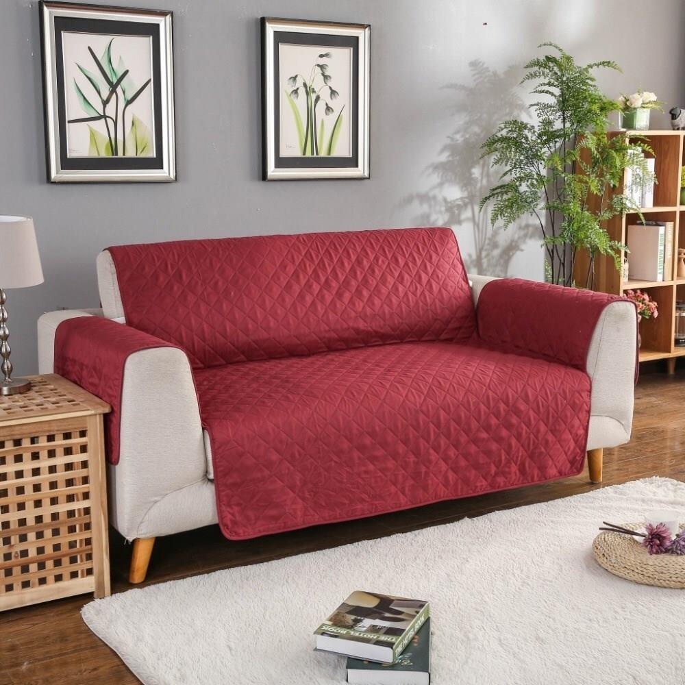 Washable Dog Sofa Couch Cover Coat Removable Towel Armrest新