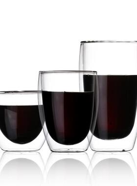 espresso cup double glass insulated italian latte mocha新款