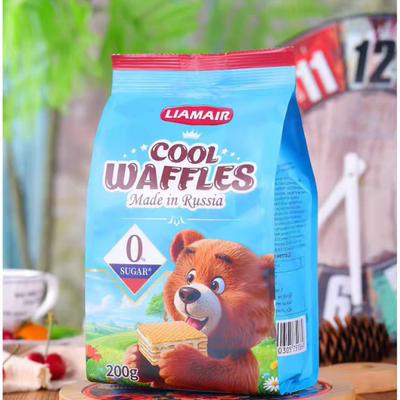 拉迈尔0蔗糖俄罗斯小熊威化饼干