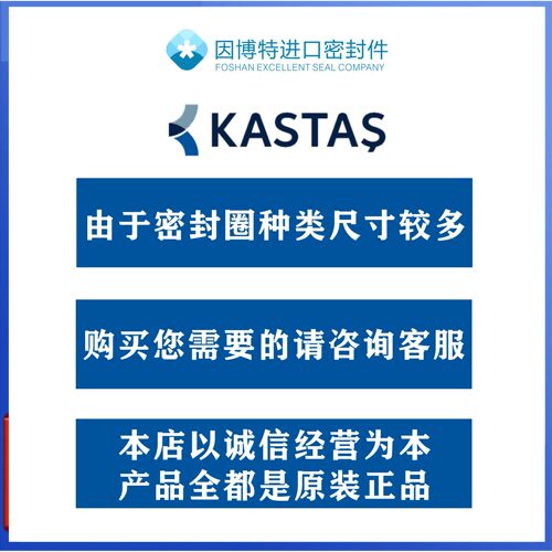 原装KASTAS进口液压油缸油封K21U型O型圈K18组合封防尘气动密封圈