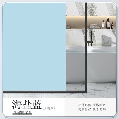 玻璃磨砂漆遮光防窥专用卫生间浴室玻璃门窗改色自刷翻新水性油漆