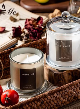 BYME金钟罩玻璃杯香薰蜡烛生日伴手礼卧室助眠无烟香氛摆件送闺蜜