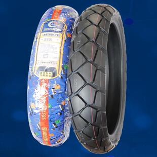18摩托车轮胎真空胎10080 诚远前80 18后100 18龟背防滑纹 100