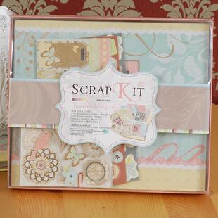 手工diy相册相簿制作材料包儿童成长纪念册604006精美相册